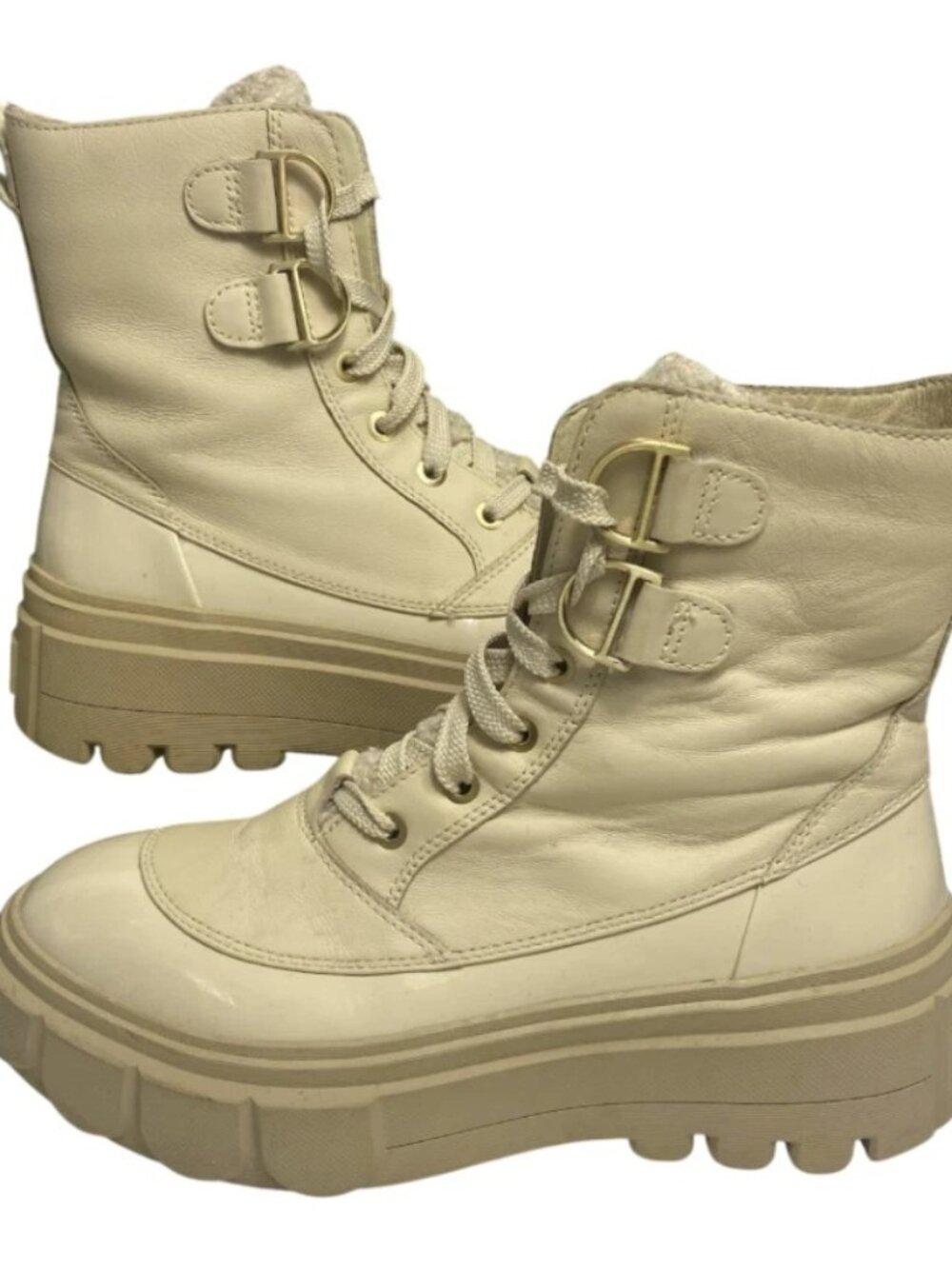 Sorel Caribou x WP Waterproof Cream High Top Outdoor Hiking Boots Womens Size 9
